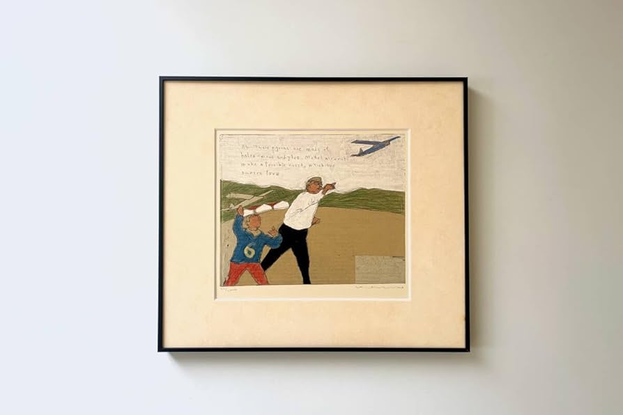 日比野克彦 リトグラフ ポップアートの絵画をリトグラフの版画で制作した日比野克彦の